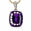 A+ Argint Sterling 925 Piatra Naturală Perna Pandantiv Tanzanit Violet 26 Ct CERTIFICAT