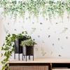 Wall Sticker Fine Workmanship Bright Color Green Plant Pattern Wall Decals for Home Living Room Decoration