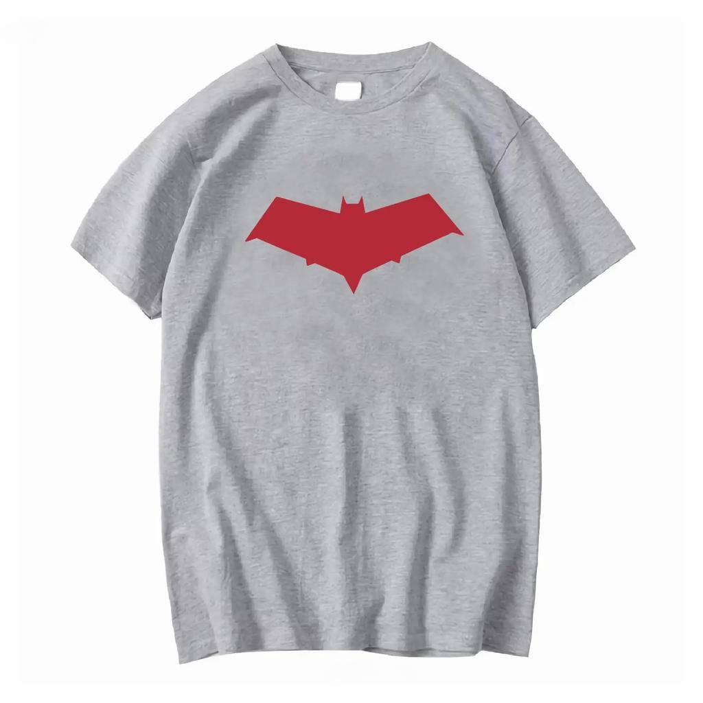 Red Hood Symbol Jason Todd T Shirt Black Long or Short Sleeves Vintage Washed Unisex Homme Fashion Slightly Breathable Casual