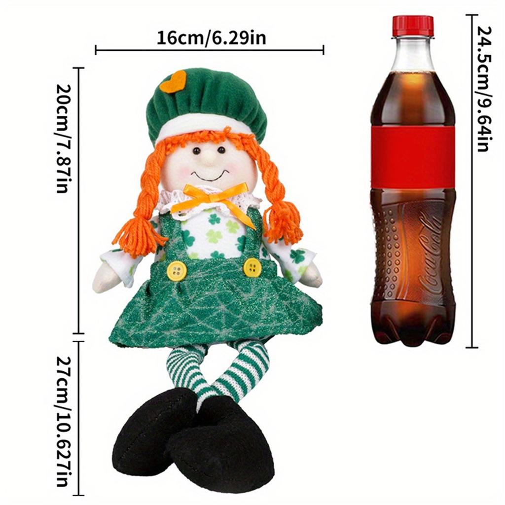 Patricks Day Dwarfs Irish Leprechaun Decor Long Leg Faceless Scandinavian Rudolph Home Party Supplies St. Patrick's Day Ornament
