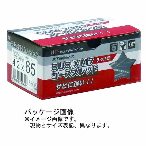 DAIDOHANT Stainless Steel Coarse Thread (Bullet/Fully Threaded) XM7 (Nominal Diameter D) 4.2 X (Length L1) 51mm (Pack of 300) 49726