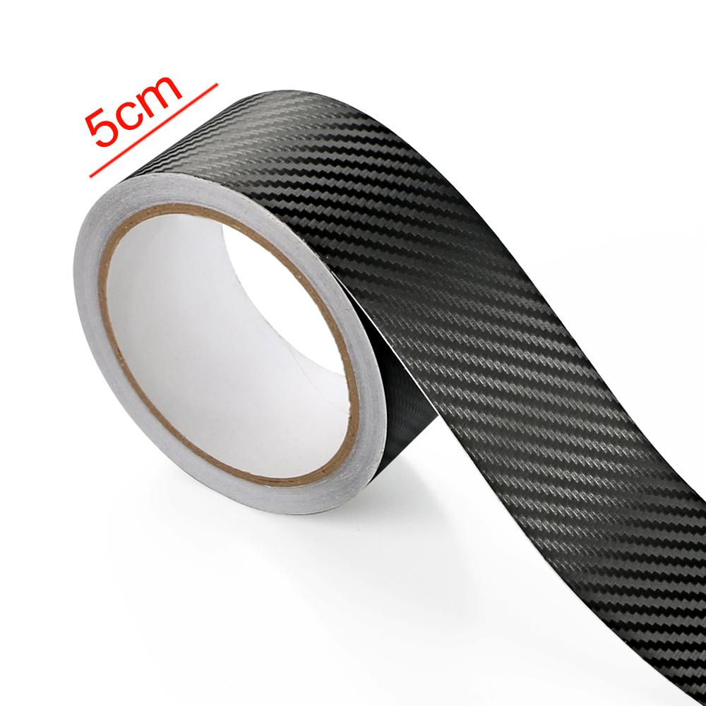 3D Carbon Fiber Vinyl Car Wrap Sheet Stickers DIY Paste Strip Rolls Auto Anti Scratch Protector Tape Waterproof Film Accessories