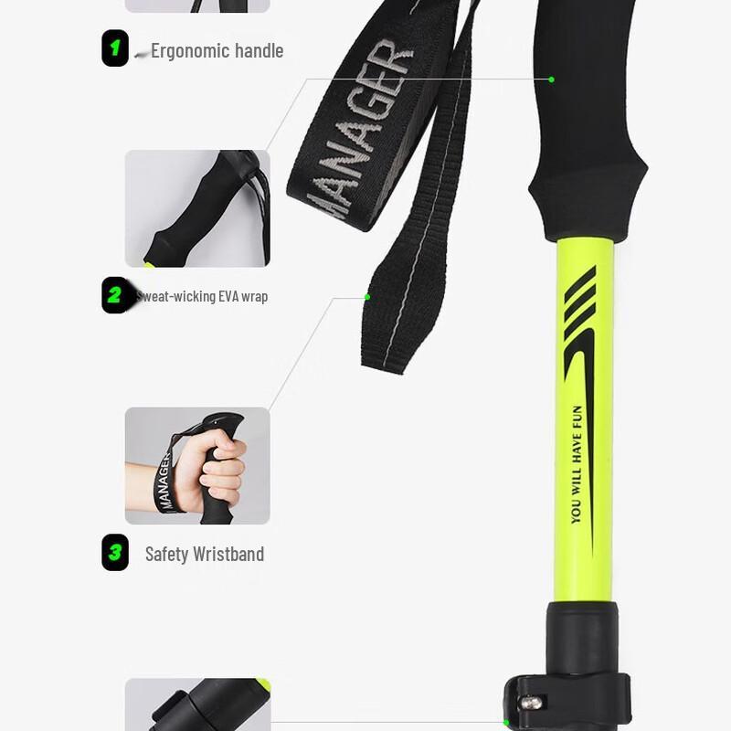 Ruifleike Outdoor Folding Trekking Pole