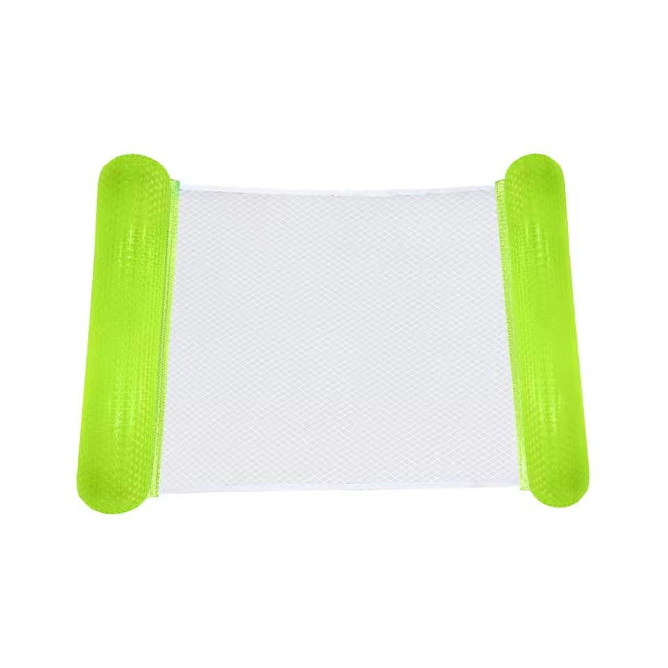 

1 PC Gradient Sparkling fruiHanging Bed Thickened Pvc Swimming Inflatable Floating Bed Foldable Suitable For Beach Pool Parties