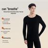 Men's Fluffy Large Cotton Autumn Pajama Set - Velvet, Thickened, Brushed, Warm, Breathable, Comfortable