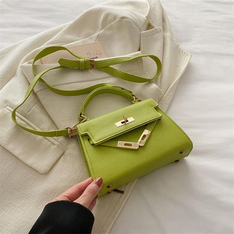 Retro Lässige Elegante Handtasche Damen 2024 Neue Koreanische Version Pendler Kleine Quadratische Tasche Mode Einzelne Umhängetasche