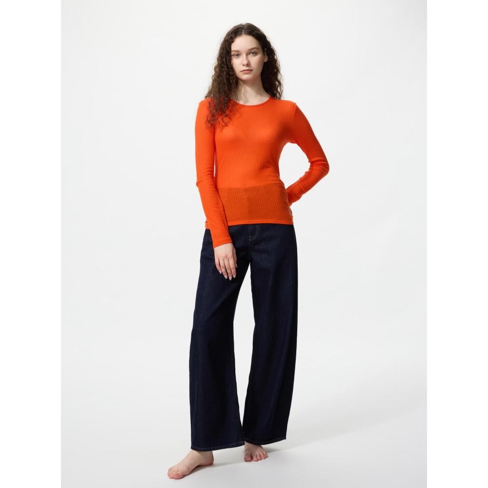 Uniqlo HeaTTech Cashmere Blend PoinTed T shirT