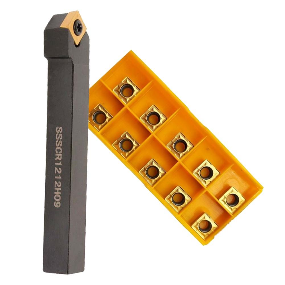 SSSCR1212H09 12*100mm Suport pentru scule de strung + SCMT09T308 SCMT32.52 insert din carbură