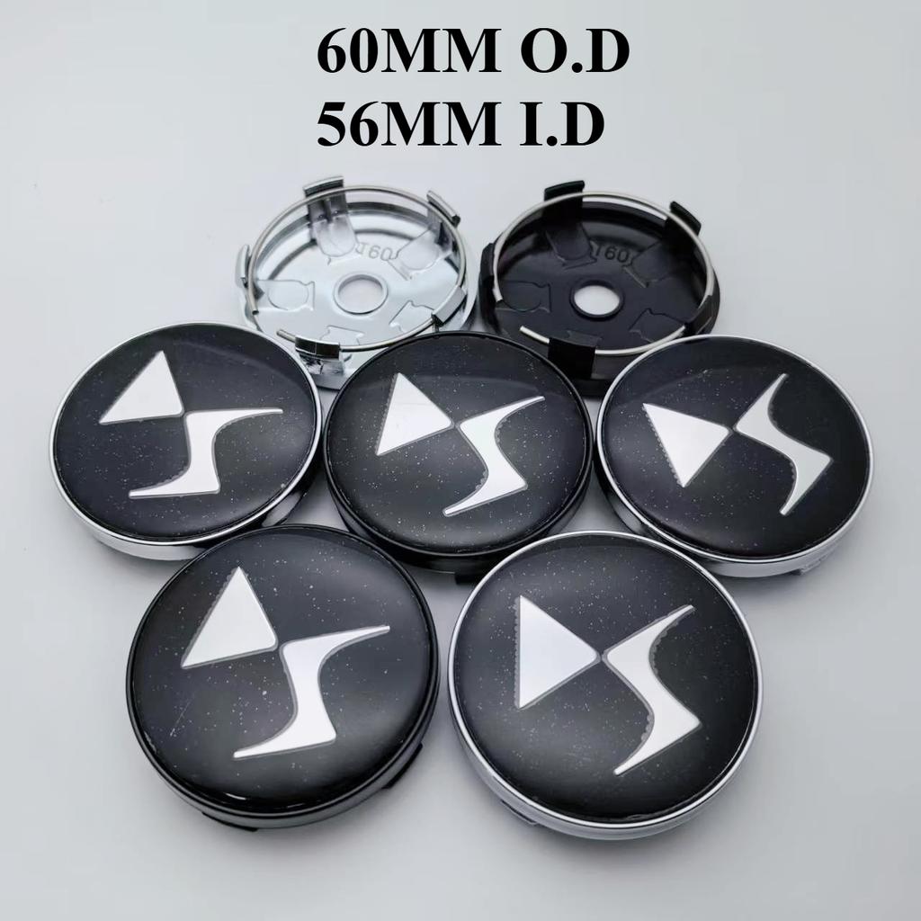 4PCS/lot 60MM DS Car Wheel Center Hub Caps for DS DS3 DS5 DS6 Deesse PSA logo Stylish Hard Wearing Replacement Dust Cover