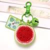 Wool Crochet Watermelon & Kiwi Keychain Pendant - Creative Gift for Couples, Gift Bags & Boxes