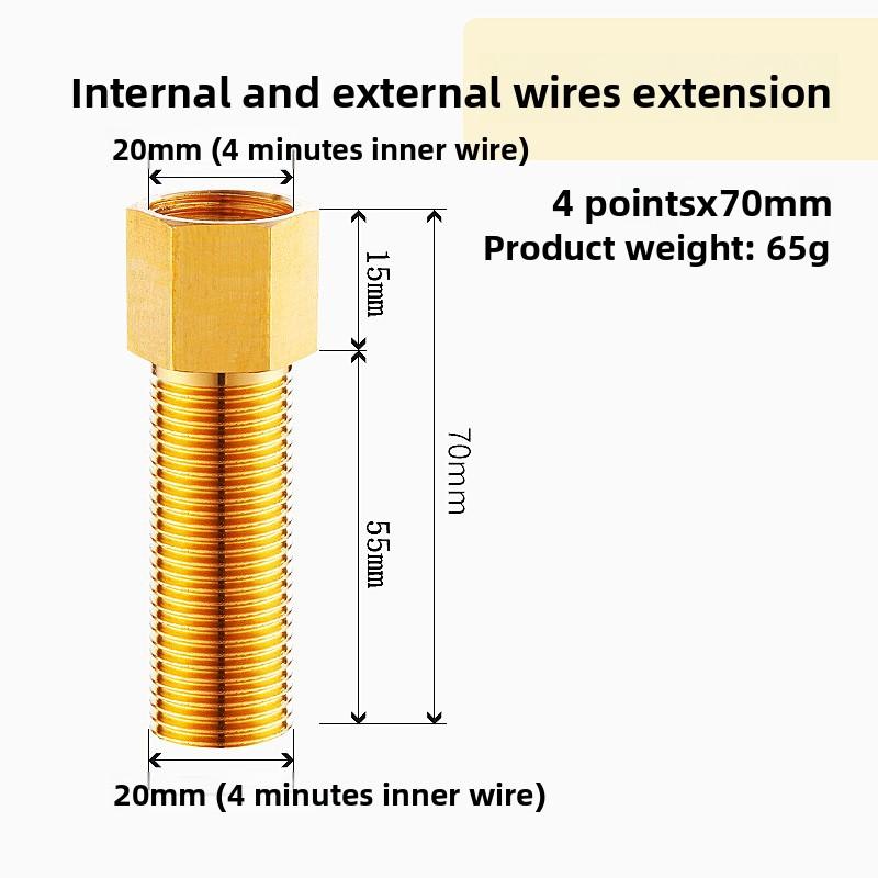 Brass Hex Bushing Reducer Pipe Fitting 1/8 1/4 3/8 1/2 3/4 F to M Threaded Reducing Copper Water Gas Adapter Coupler Connector