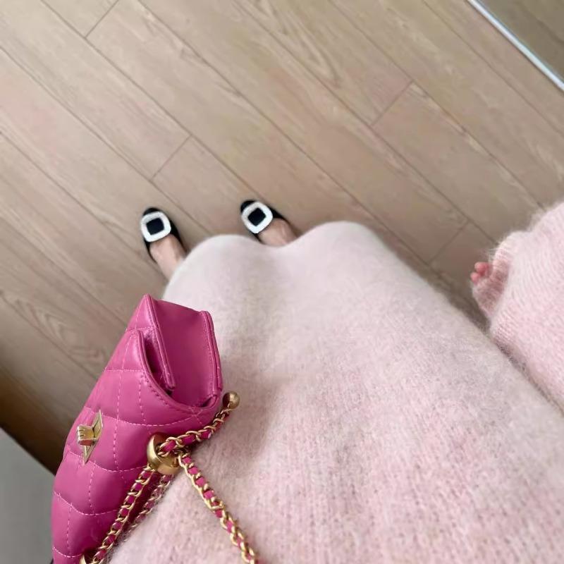 Fashion lazy gentle high-end sweater dress loose retro light mature temperament age reduction