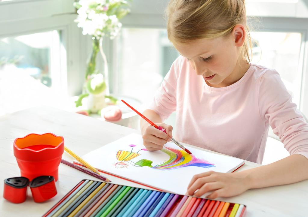 ColorGrip Watercolor 36 colors a Faber-Castell Pencils, (in tin)