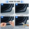 100pcs Universal Cable Tie Buckle for Car Bumper Fender Repair - Self-Locking Zip Tie Clips Automotive Fasteners PA6 Nylon - Quick Fix Loose Bumper