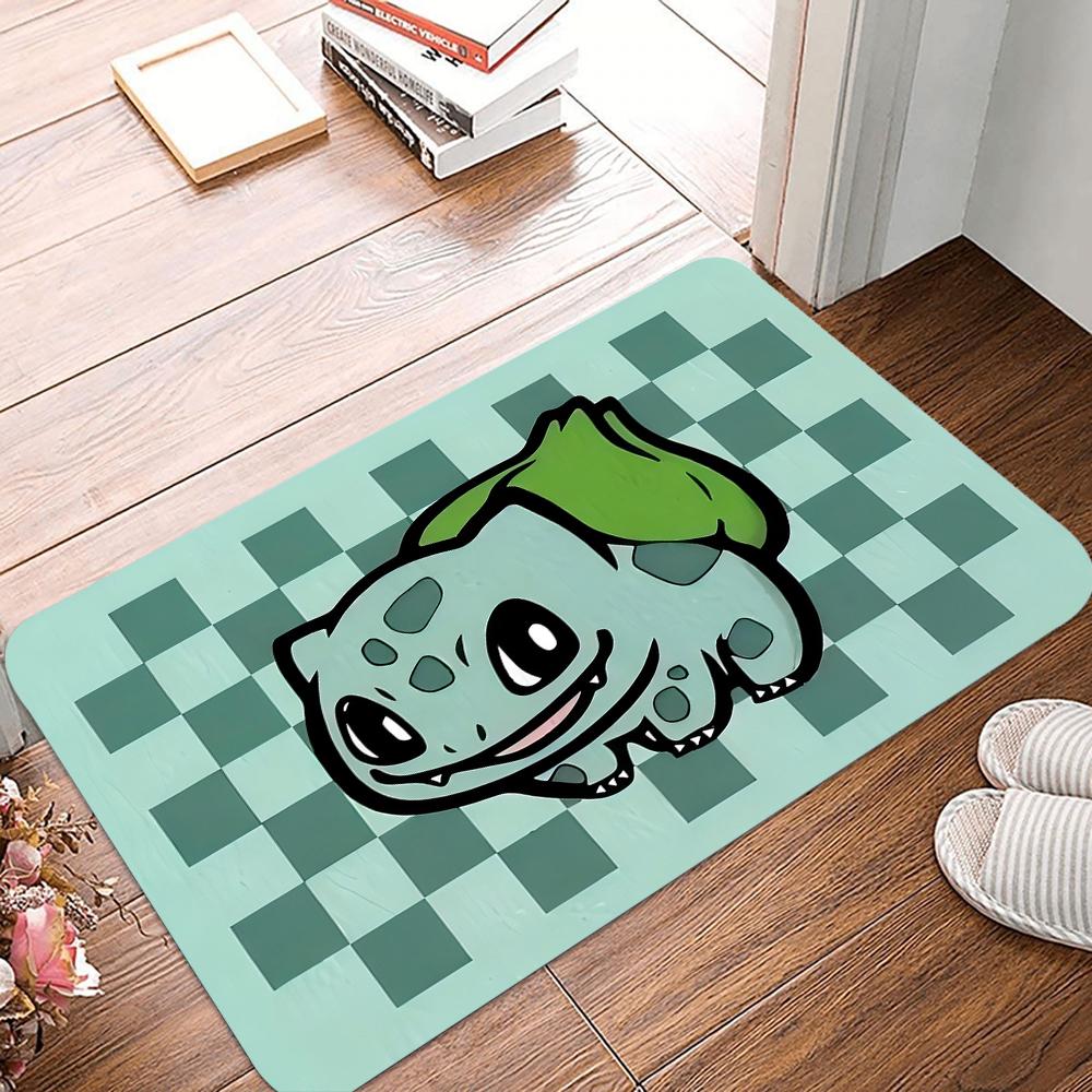 

Pokemon Pikachu Gengar Print Doormat Anti-slip Area Rug for Living Room Bedroom Sofa Doormat Kids Floor Carpet Decor 80cmx120cm