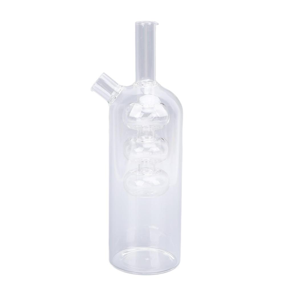 Dozownik do oliwy i octu 2 w 1 Szklany podwójny dzióbek do nalewania Butelka karafka na oliwę i ocet