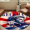 David Manchester United Legend Round mat Home Decor, Chair rug For livingroom,Bedroom, doormat home decor Birthday Gift Christmas Gifts