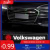 VW GTI GOLF 2026 Heiß für VW VOLKSWAGEN Auto Mittelgitter Lampe Abzeichen Emblem Dekoration Styling Auto Zubehör Für Volkswagen VW Sciro