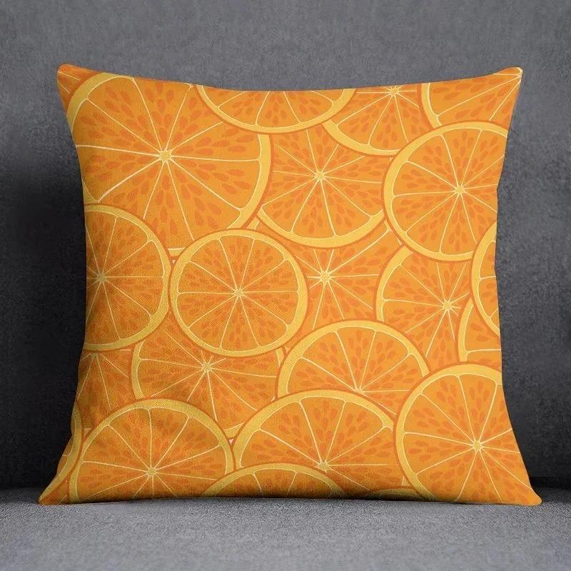 Strawberry Print Throw Pillowcase Peach Skin Red Fruit Cushion Cover Living Room Couch Bedroom Decor Aesthetic Home Accessory