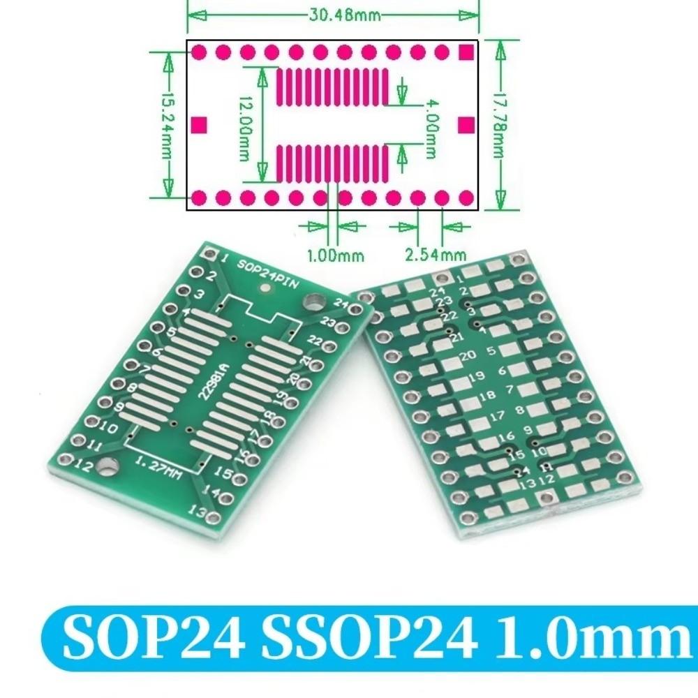 10Pcs Through-Hole Interface Patch Adapter Board Stable Soldering PCB Adapter Board  IC Testing