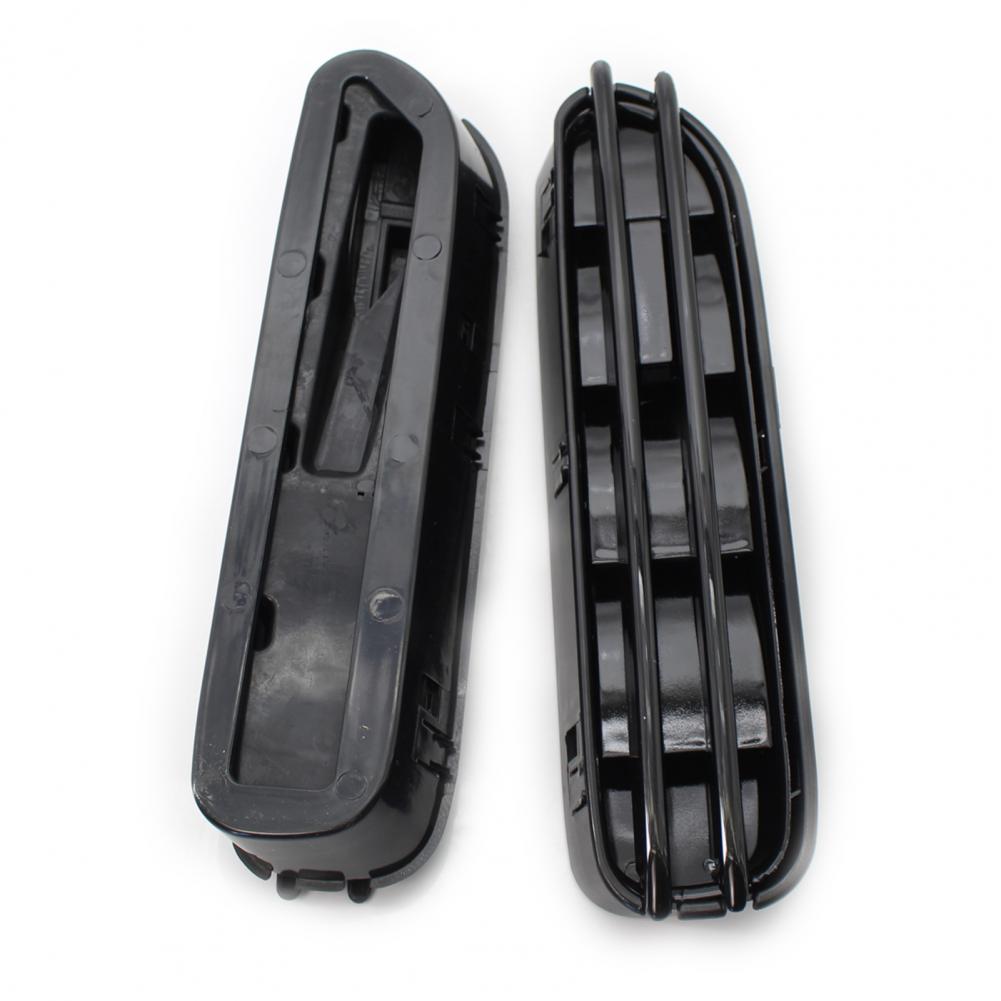 2Pcs Side Fender Air Flow Vent Grill Gloss Black Side Fender Vent Grill Modified Parts for BMW 5 Series M5 E39 E60 E61 1991-2010