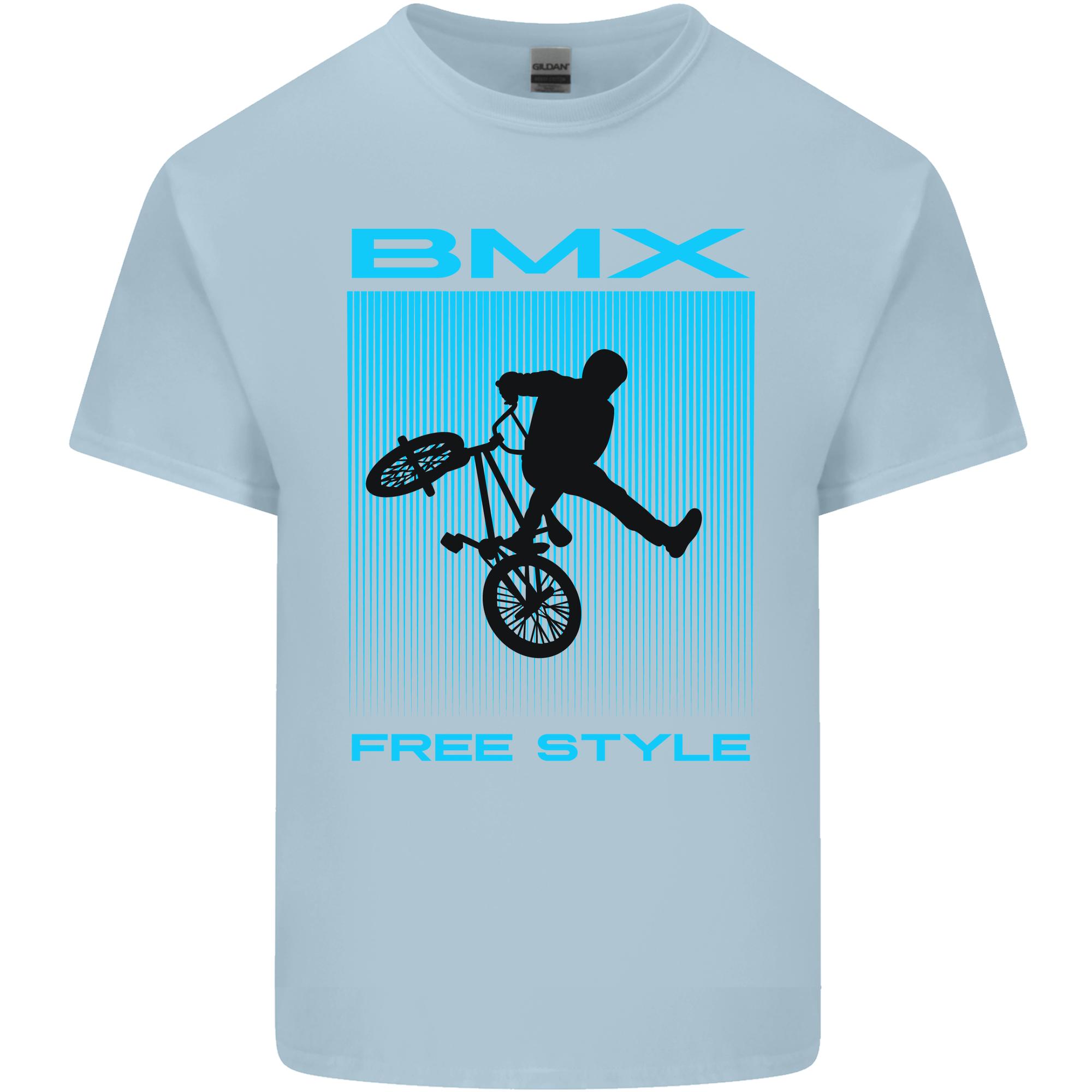 BMX Freestyle Cycling Bicycle Bike Unisexs Light Cotton TShirt S