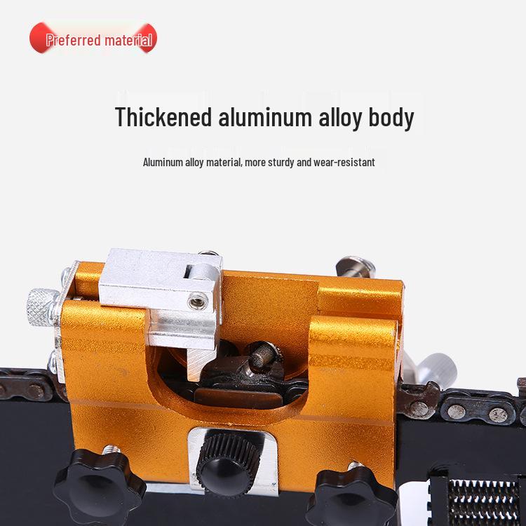 Manual Hand-cranked Chainsaw Chain Sharpener - Portable Handheld Grinder