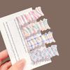 4Pcs Girl Hairpin Macaron Color Plaid Pattern Wavy Design Hair Clip Strong Clamping Force Hair Clip Hair Accessories