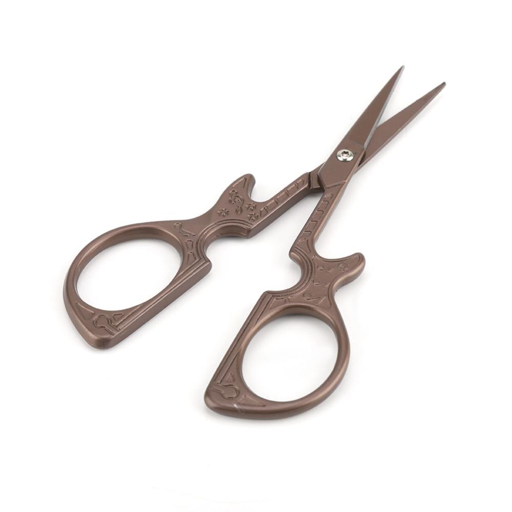 Guitar Pattern DIY Scissors Stainless Steel Cutting Scissors Sewing Scissors For DIY Crafting