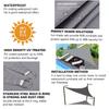 Lona de Sombreamento Impermeável para Jardim 2/3/5/7M Toldo Triangular para Jardim com Cordas Bloqueio UV Toldo de Sol para Pátio Protetor Solar Tendas Abrigo Solar