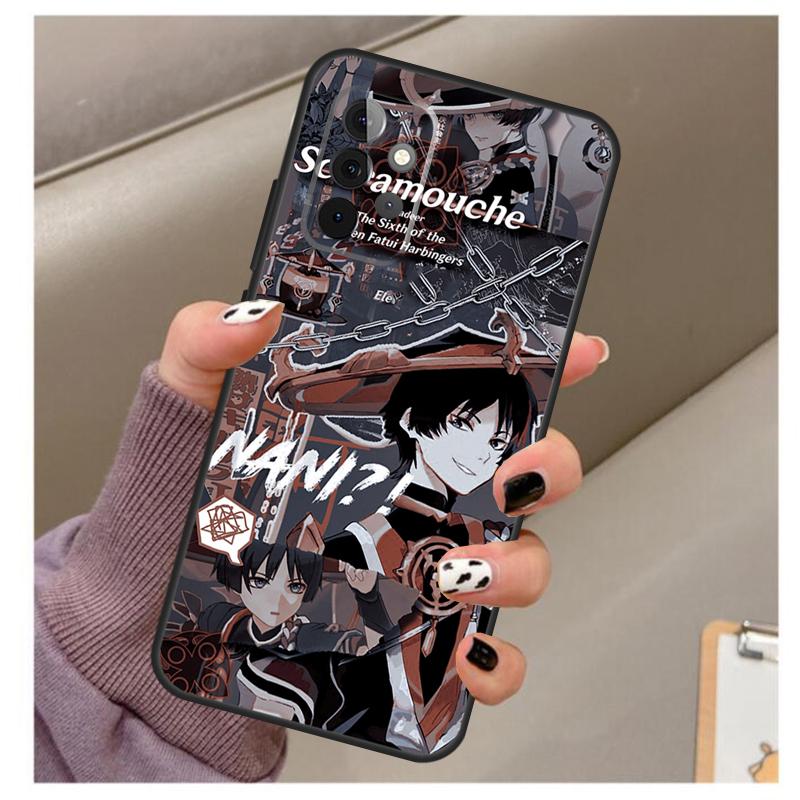 Scaramouche Genshin Impact Case For Samsung Galaxy A33 A13 A53 A34 A54 A14 A15 A16 A26 A36 A56 A12 A32 A52 A06 A35 A55