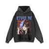 Unisex Oversized Streetwear Hoodie With Cartoon Print Cotton Long Sleeve Pullover Winter Casual Wear