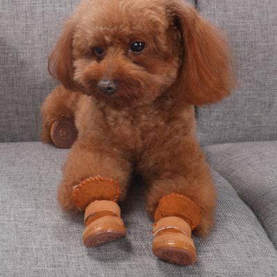 1 Pair Pet Shoes Thick Warm Anti-slip Prewalkers Walking Puppy Sneakers Dog Accessories