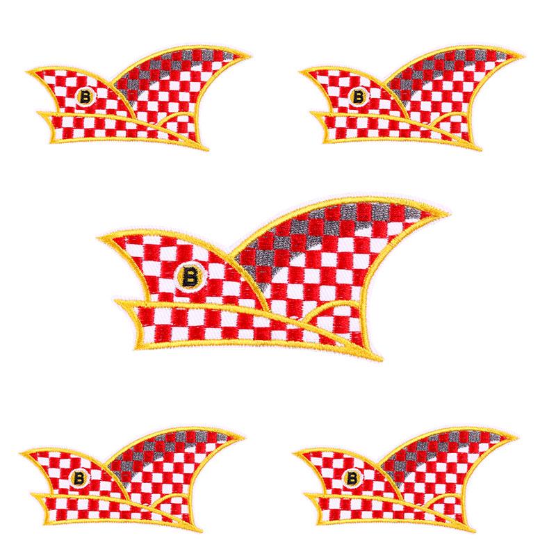5pcs Wholesale Brabant Carnival Embroidered Patches Iron On Patch For Clothing Sew Netherland Patches On Clothes Decoration 
