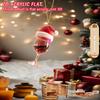 Επίπεδο 2D Ακρυλικό Κρεμαστό Κρασοπότηρο Χριστουγέννων, Διακόσμηση Αυτοκινήτου Μπρελόκ Αξεσουάρ Σακιδίου Δημιουργικό Δώρο Διακοπών
