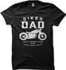 Biker Dad Much Cooler Father Day Birthday T-shirt 9148