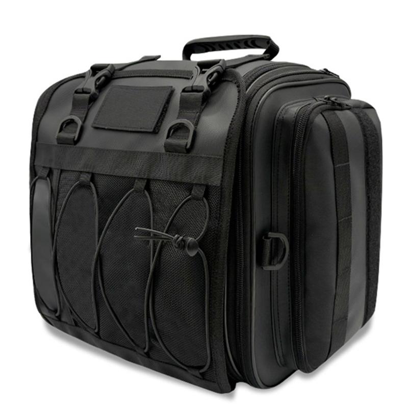 Rear Support Bag Outdoor Motorcycle Travel Bag Storage Bag Waterproof Large Capacity Toolkit