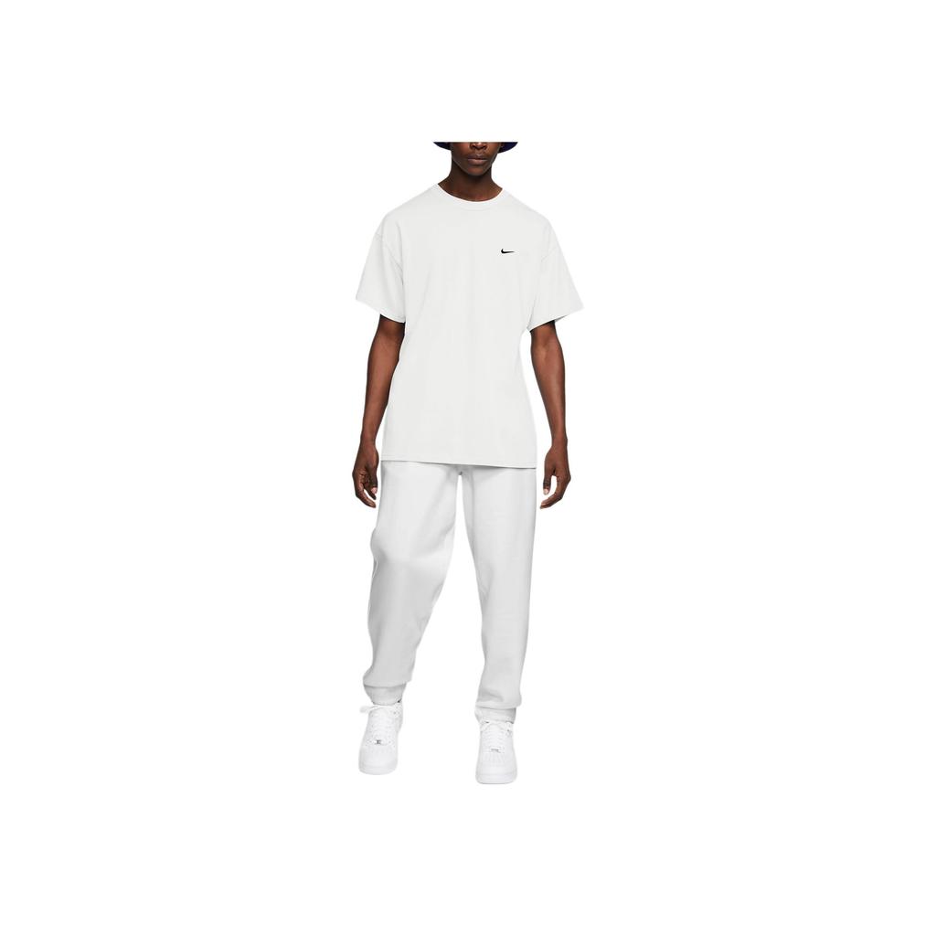 Nike Lab Solo Swoosh Essential Sports Short Sleeve T-Shirt Men Tops White DA0321-100