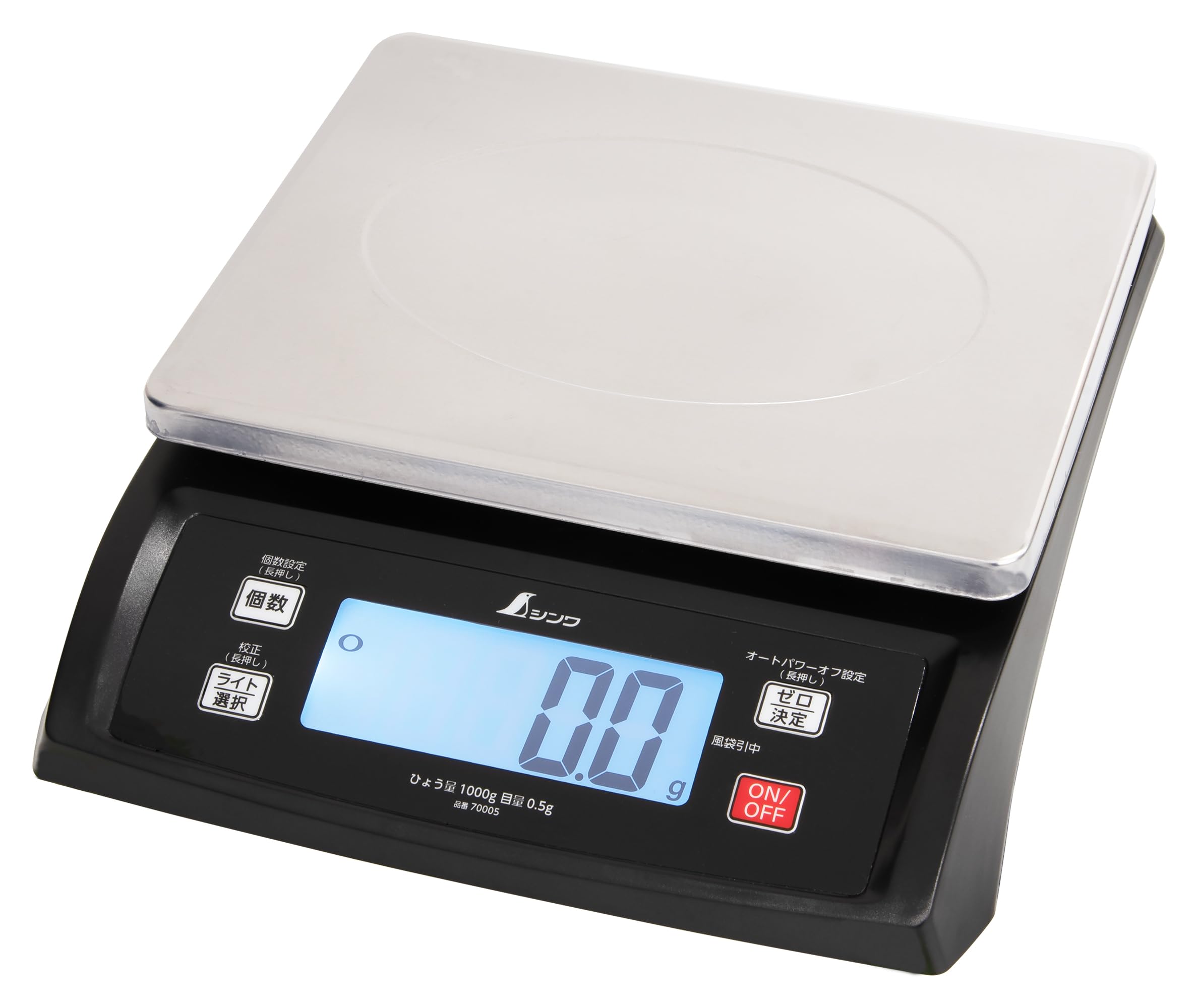 

Shinwa Sokutei Digital Scale SD Certificate 1000g 70005 Non-Transaction