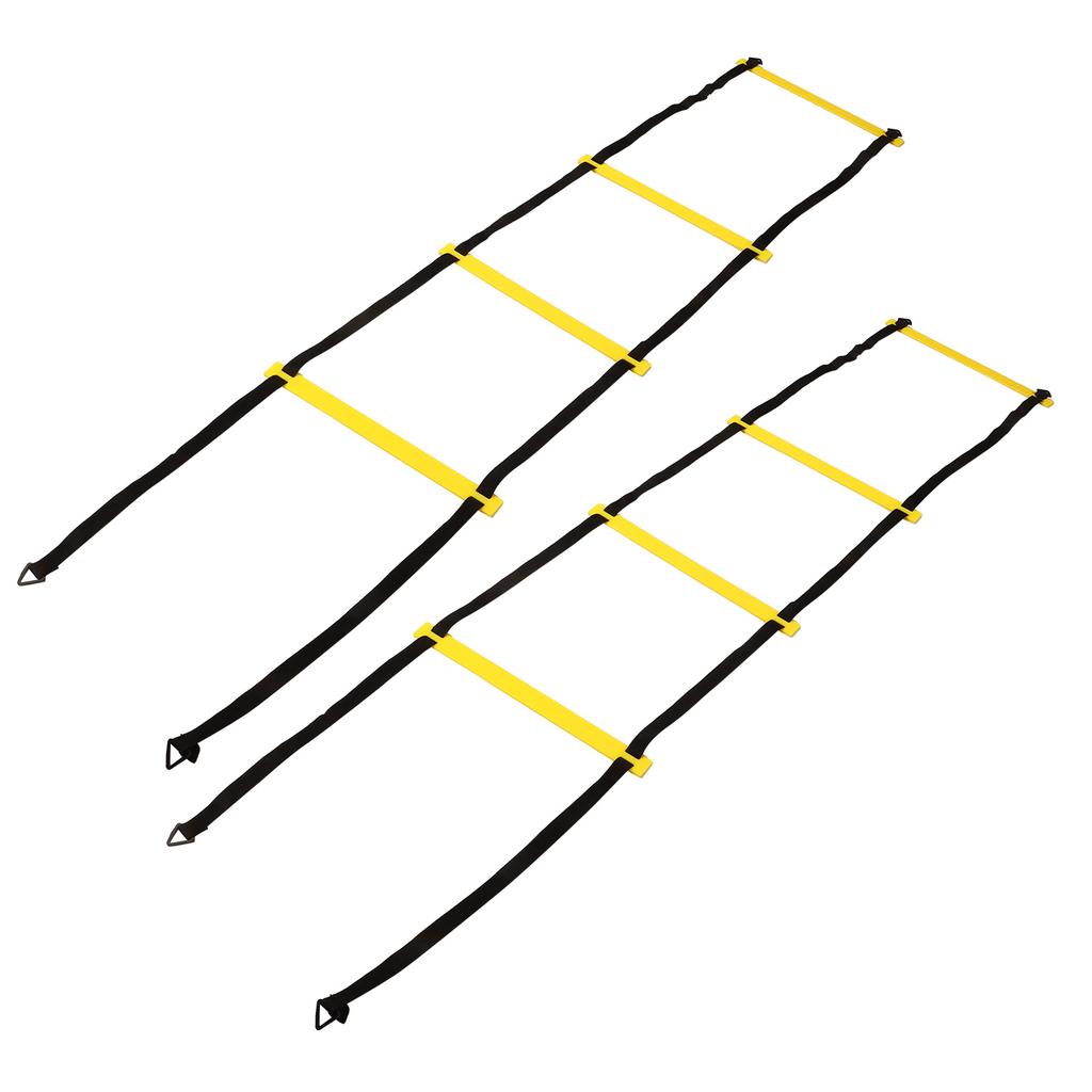 2PCS Agility Training Ladder PP and Nylon With Triangle Buckle Bag Ladder Speed Training Equipment for Soccer