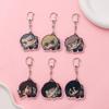 1/13Pcs Anime Figures Attack On Titan Acrylic Keychain Backpack Pendant Funny Bag Charms Accessories Decoration Holiday Gifts