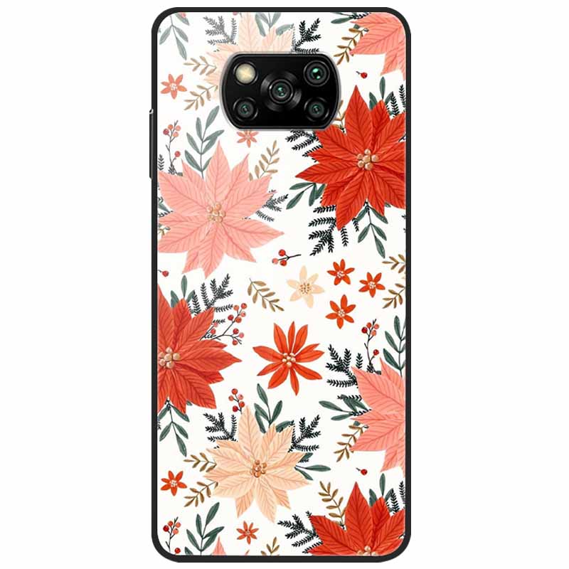 Etui na Poco X3 Pro Modne Urocze Szkło Hartowane Luksusowe Pokrowce Coque dla Xiaomi Poco X3 NFC Etui PocoX3 X 3 Zderzak Ochronny
