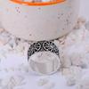 Black Sun Symbol Ring, Oxidized Silver Norse Pagan Ring, Slavic Kolovrat Statement Band, Wide Tribal Unisex Jewelry, Viking Mythology Gift