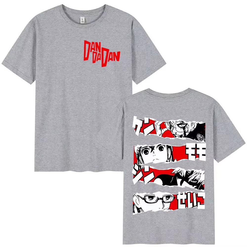 2025 Summe Japan Anime Dandadan Okarun Dan Da Dan Graphic Cover Men Women Vintage Oversized 100 Pure Cotton Printed Tshirt