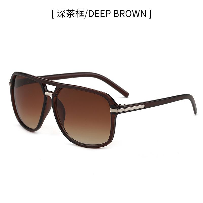 Vintage Large Frame Square Sunglasses Women Brand Designer Fashion Sun Glasses Men's Outdoor Driving Eyewear UV400