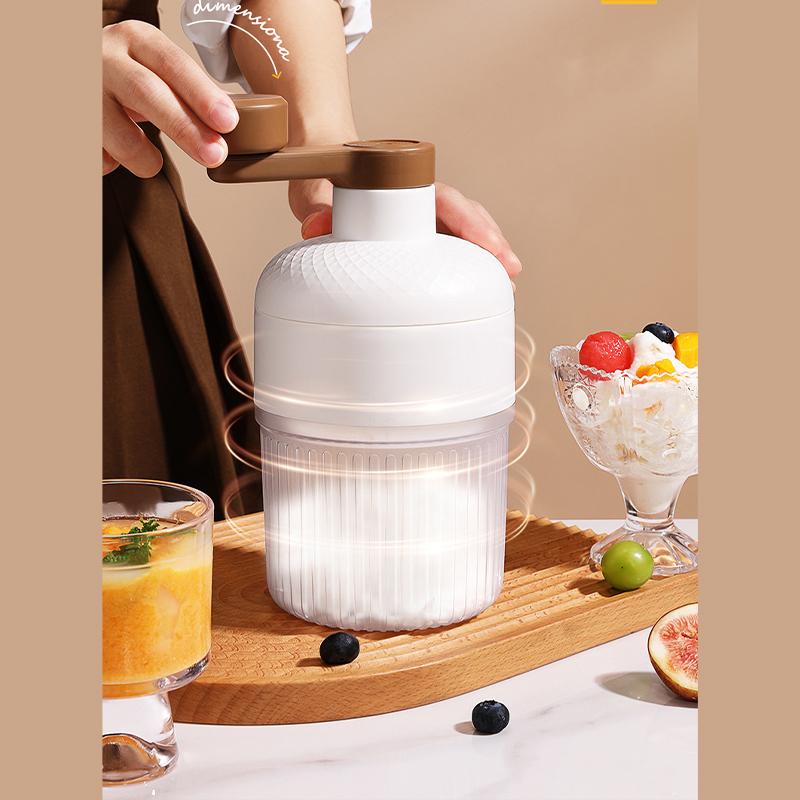 Hand Operated Machine For Making Smoothies, Manual Shaved Ice, Small Continuous Smoothie Machine, Kitchen Food Processing Tools
