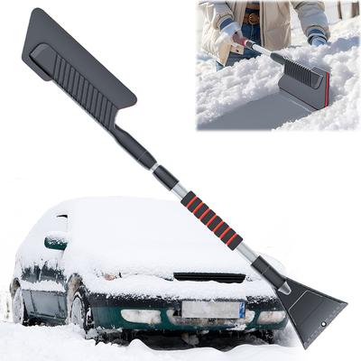 3 In 1 Car Snow Shovel Universal Windshield Snow Remover Front Windshield Ice Scraping Defrost Broom for Car Vehicle Snowmobiles