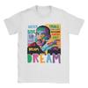 Mese della Storia Nera Martin Have Dream Giorno di Martin Luther King Maglietta in Cotone Uomo Estate Street Style T-shirt Girocollo T-Shirt Taglie Forti