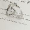 Hollow Heart Ring: Women's Retro Adjustable Fashionable Cold Style