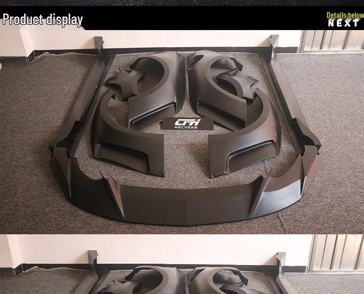 Compatible with 2015-2017 Ford Mustang: Clinched Wide Body Kit Wheel Arch Fender Spoiler.